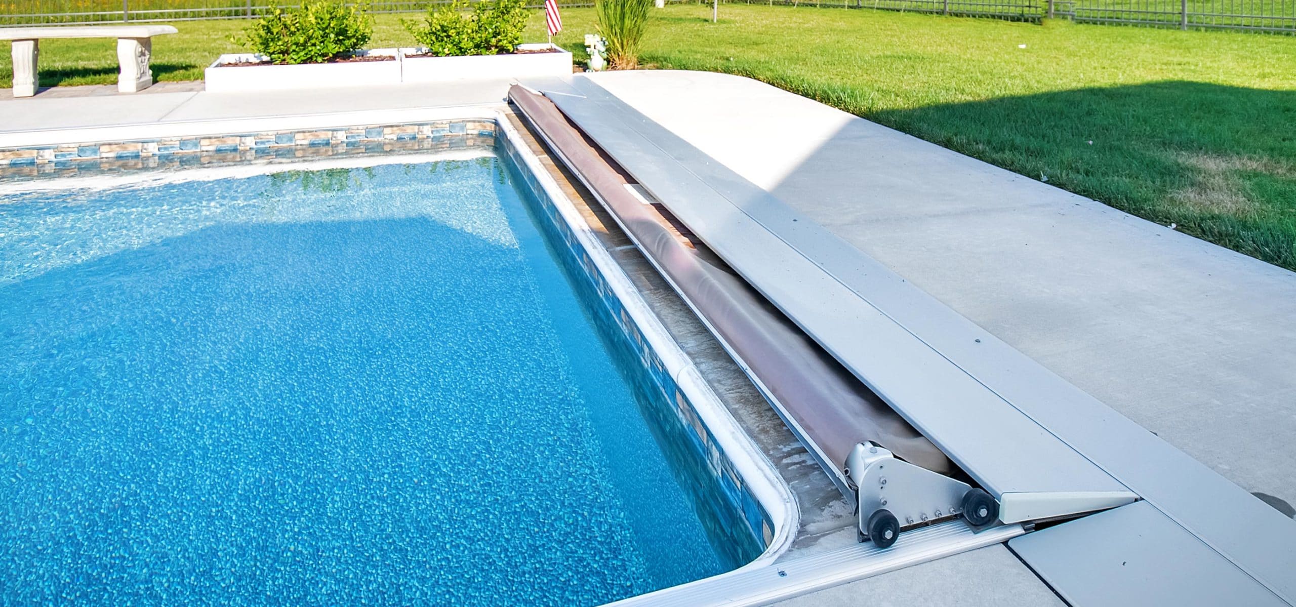 automatic pool cover sliders