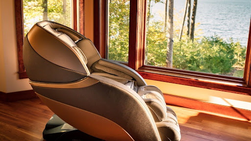 massage chair in a living room