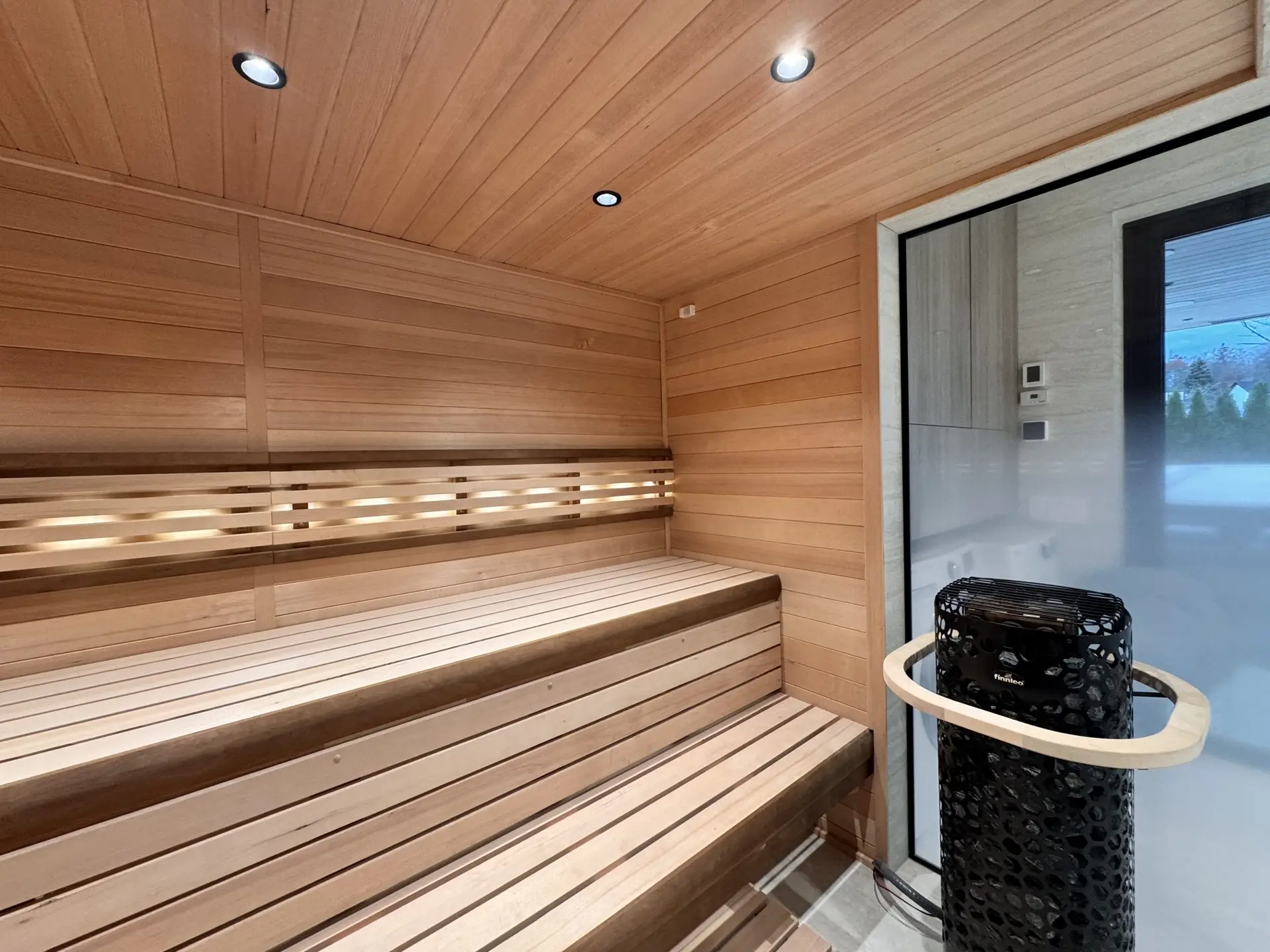 A Custom Sauna Installation by Orange County Pools & Spas